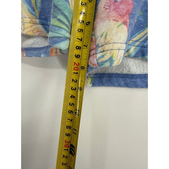 Chubbies Blue Board Shorts Mens L 8" Tropical Toucan Parrot AOP Beach Vacation - Picture 7 of 7